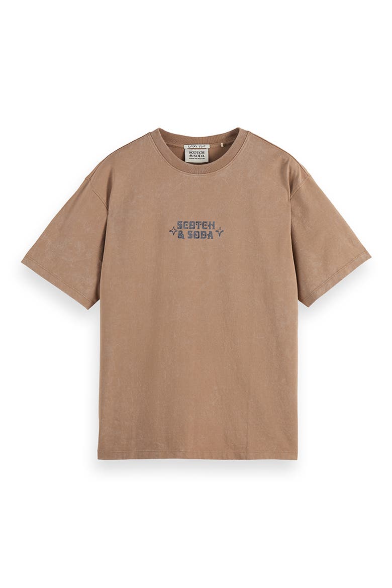 Oversize Logo Cotton Graphic T-Shirt, Alternate, color, AMPHORA