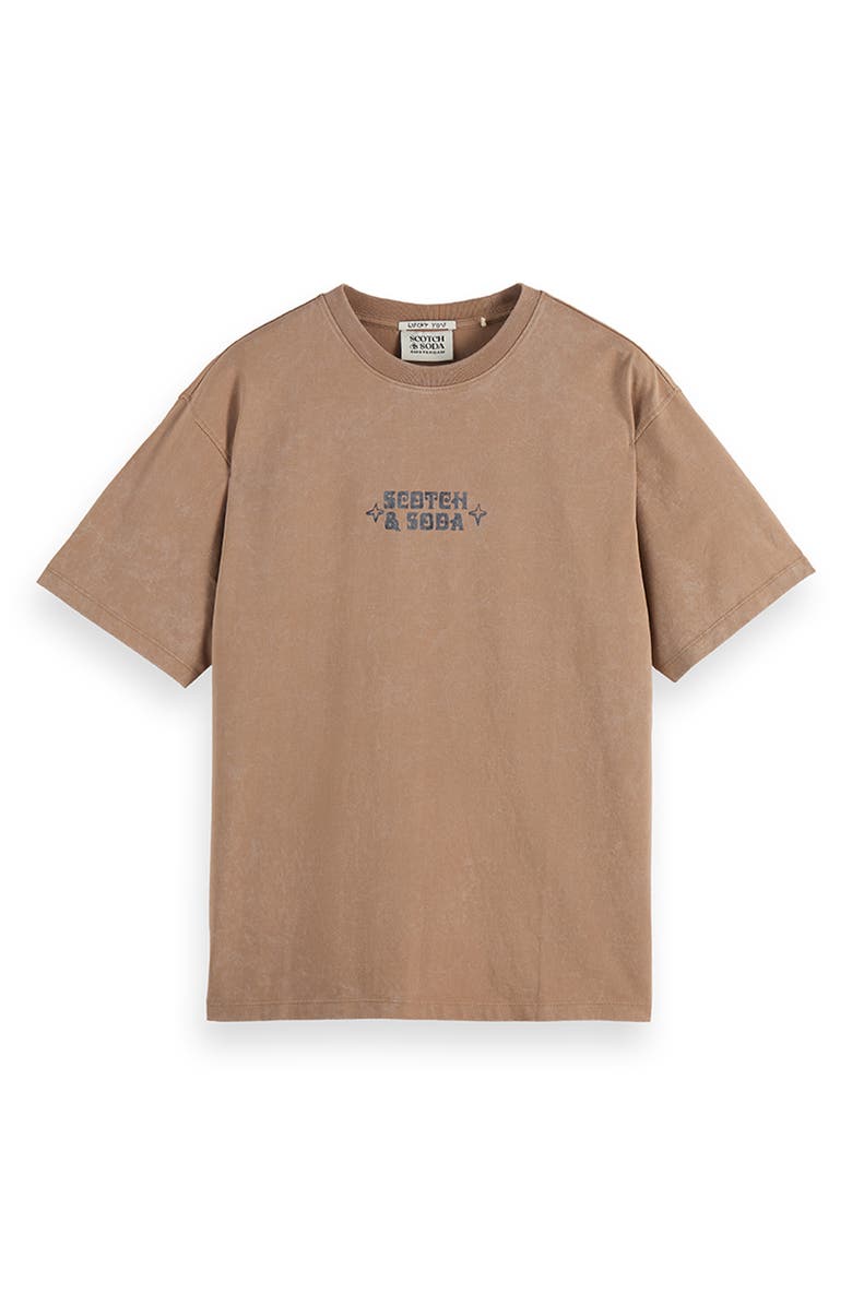 Scotch & Soda Oversize Logo Cotton Graphic T-Shirt, Alternate, color, Amphora