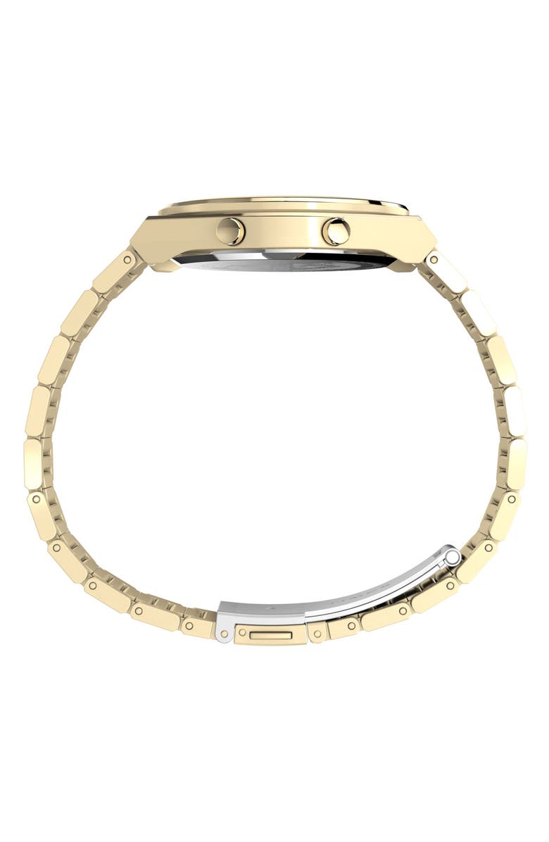 Timex<sup>®</sup> Q Timex Continental Q80 Digital Bracelet Watch, 39mm, Alternate, color, Gold