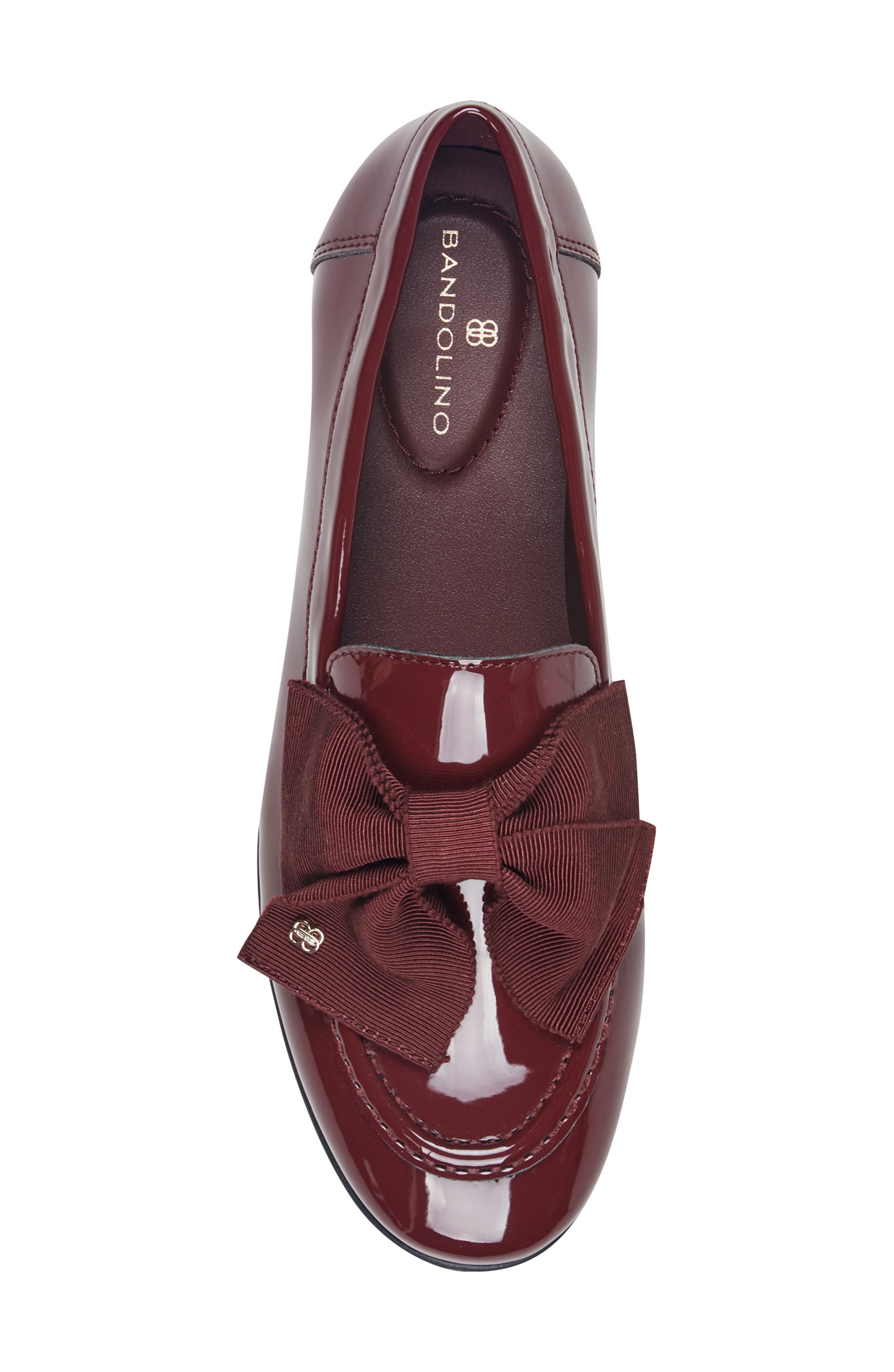 Dreem Faux Leather Loafer, Alternate, color, DARK RED