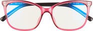 Kate Spade New York aubree 53mm blue light blocking reading glasses