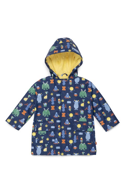 Kids' Kooky Monsters Water Resistant Raincoat (Toddler & Little Kid)