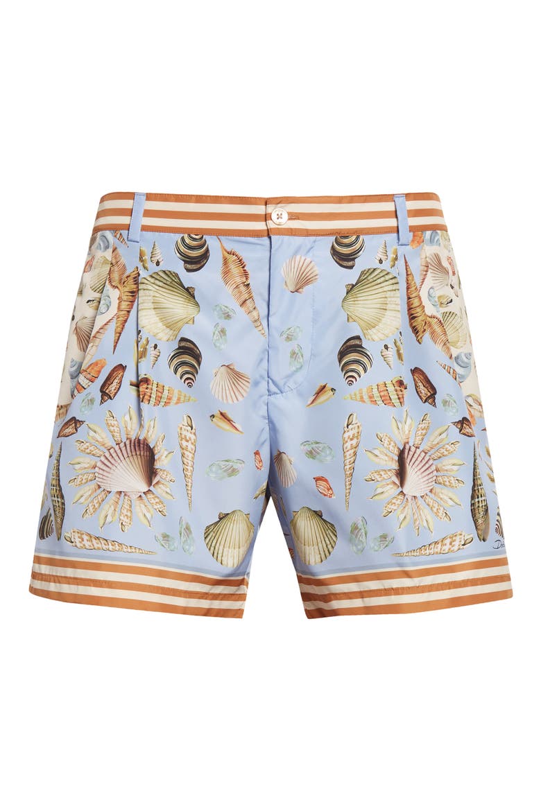 Shell Print Swim Trunks, Alternate, color, HC5PK CONCHIGLIE F.CELESTE