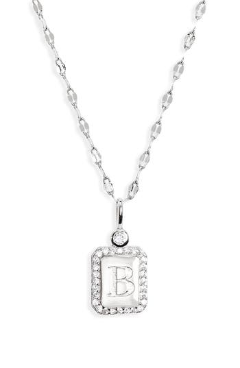 Leith Initial Pendant Necklace