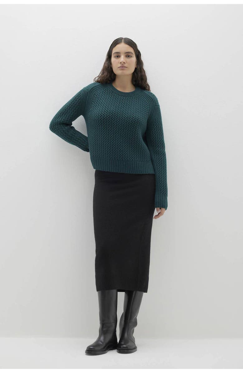 NAKED CASHMERE Clara Crewneck Cashmere Sweater, Main, color, Cypress