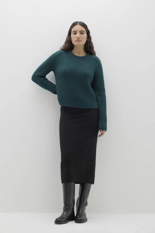Naked Cashmere Clara Crewneck Cashmere Sweater In Green