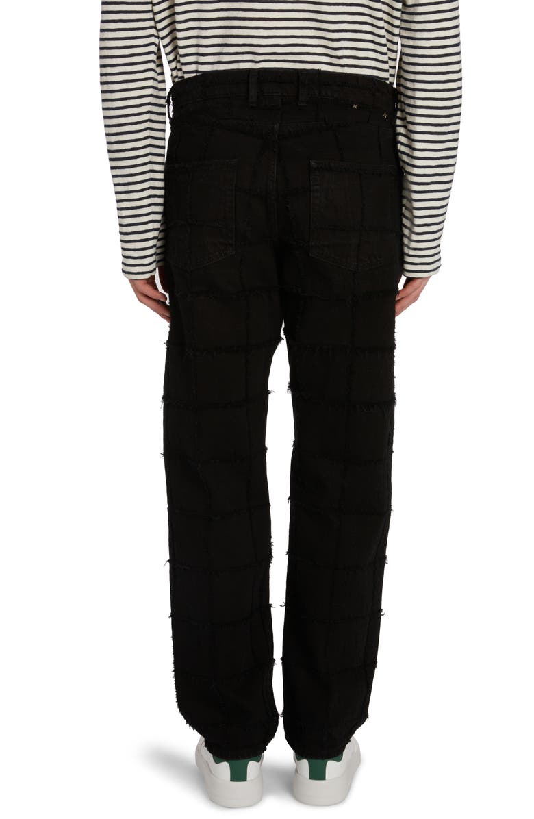 Golden Goose Journey Skate Distressed Jeans, Alternate, color, Black