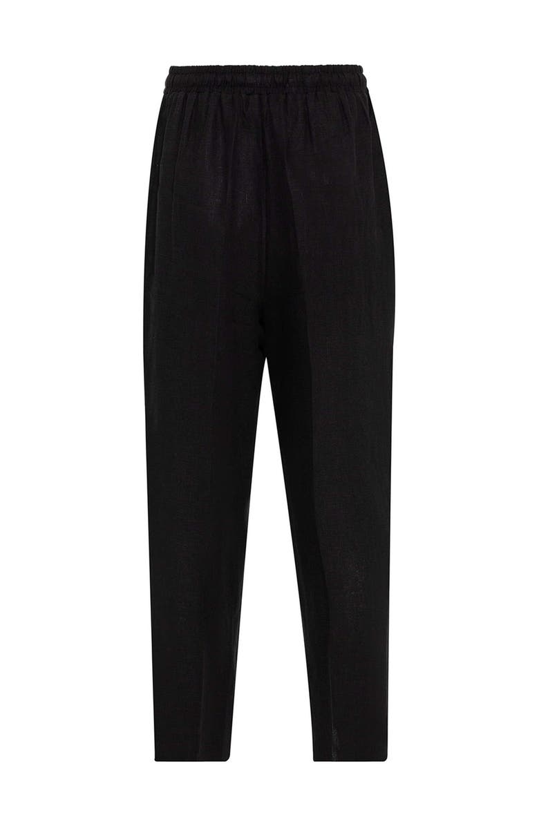 Nocturne Wide Leg Linen Pants, Alternate, color, 
