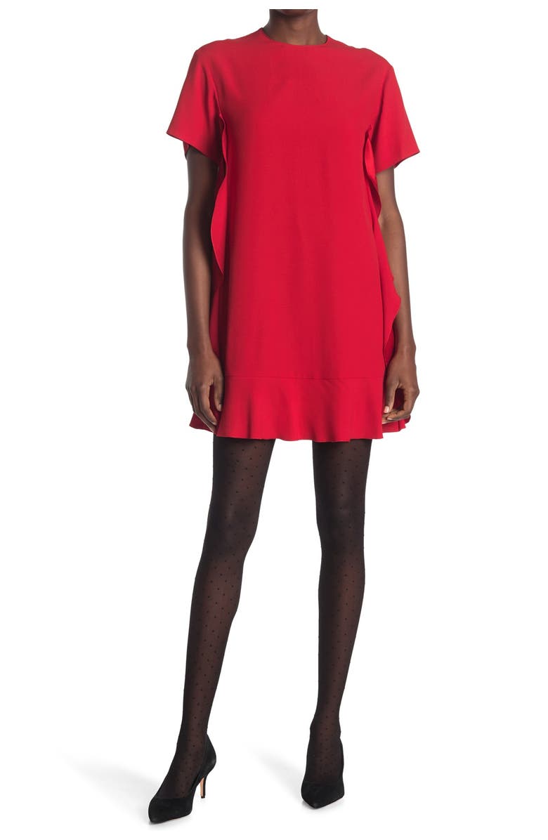 RED Valentino Ruffle Trim Dress, Main, color,