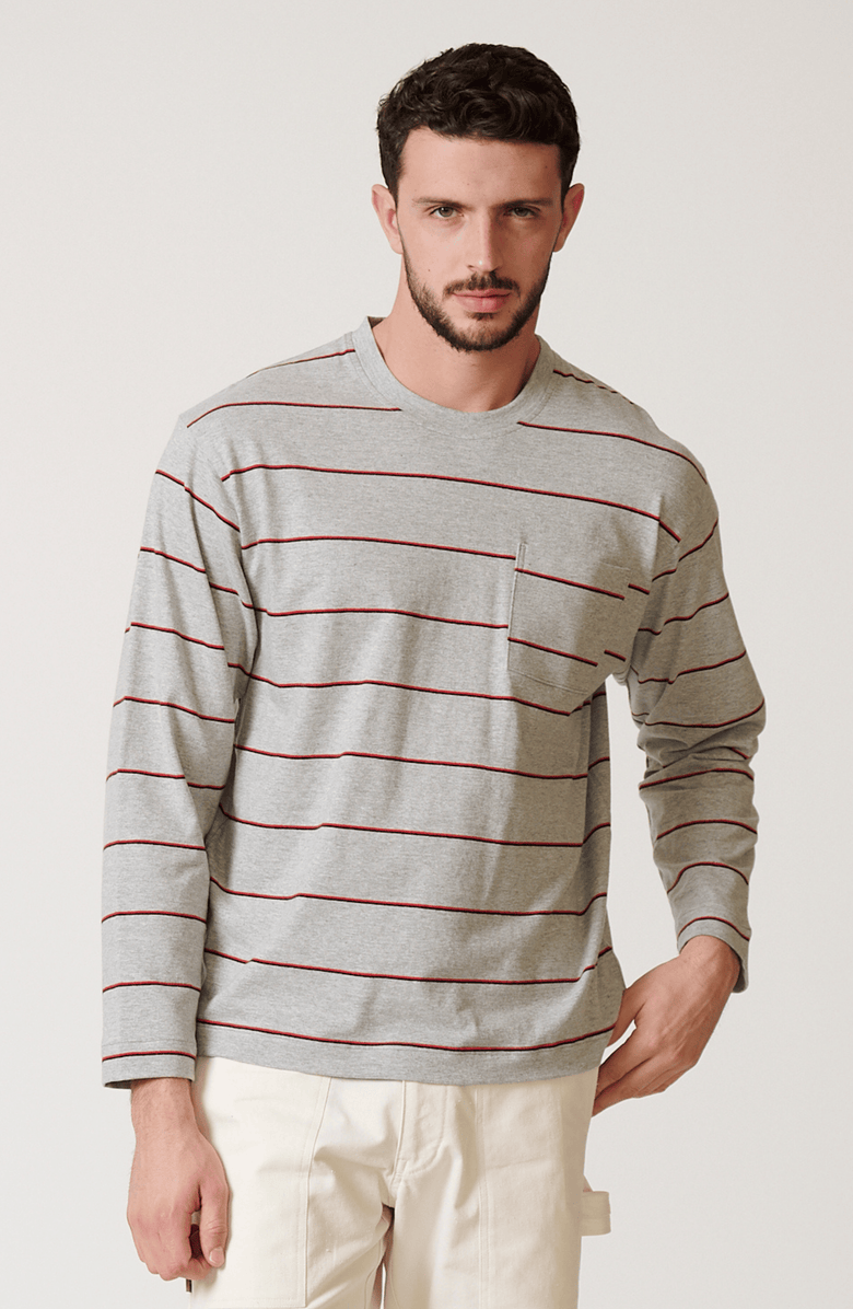 LEISURE LAB Wolf Long Sleeve Box T, Alternate, color, Wolf