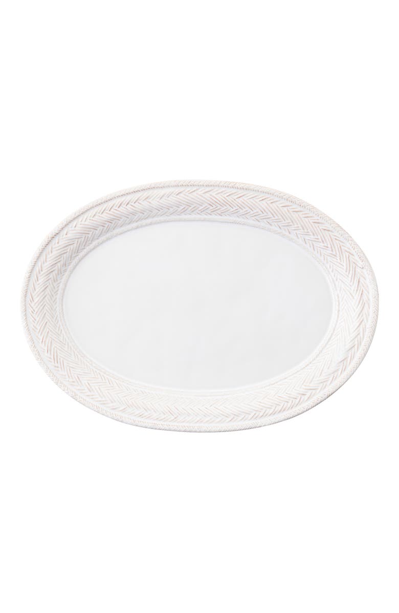 Juliska Le Panier Oval Ceramic Serving Platter, Main, color,