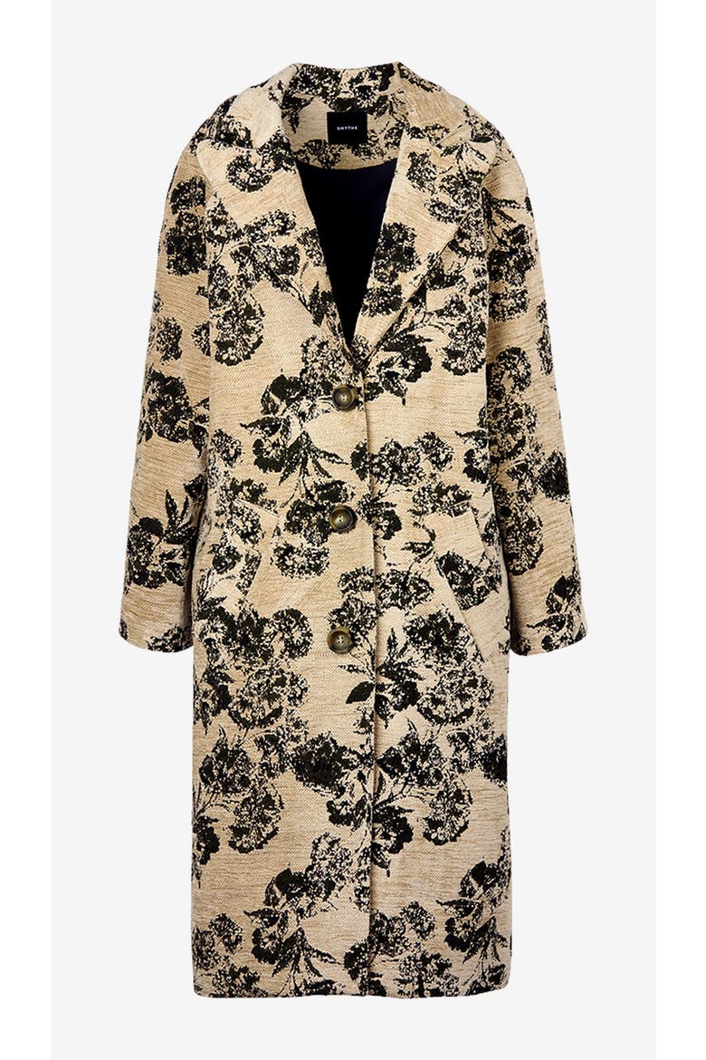 Raglan Coat, Alternate, color, Olive Jacquard