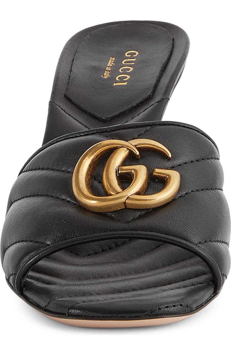 Gucci GG Quilted Slide Sandal, Alternate, color,