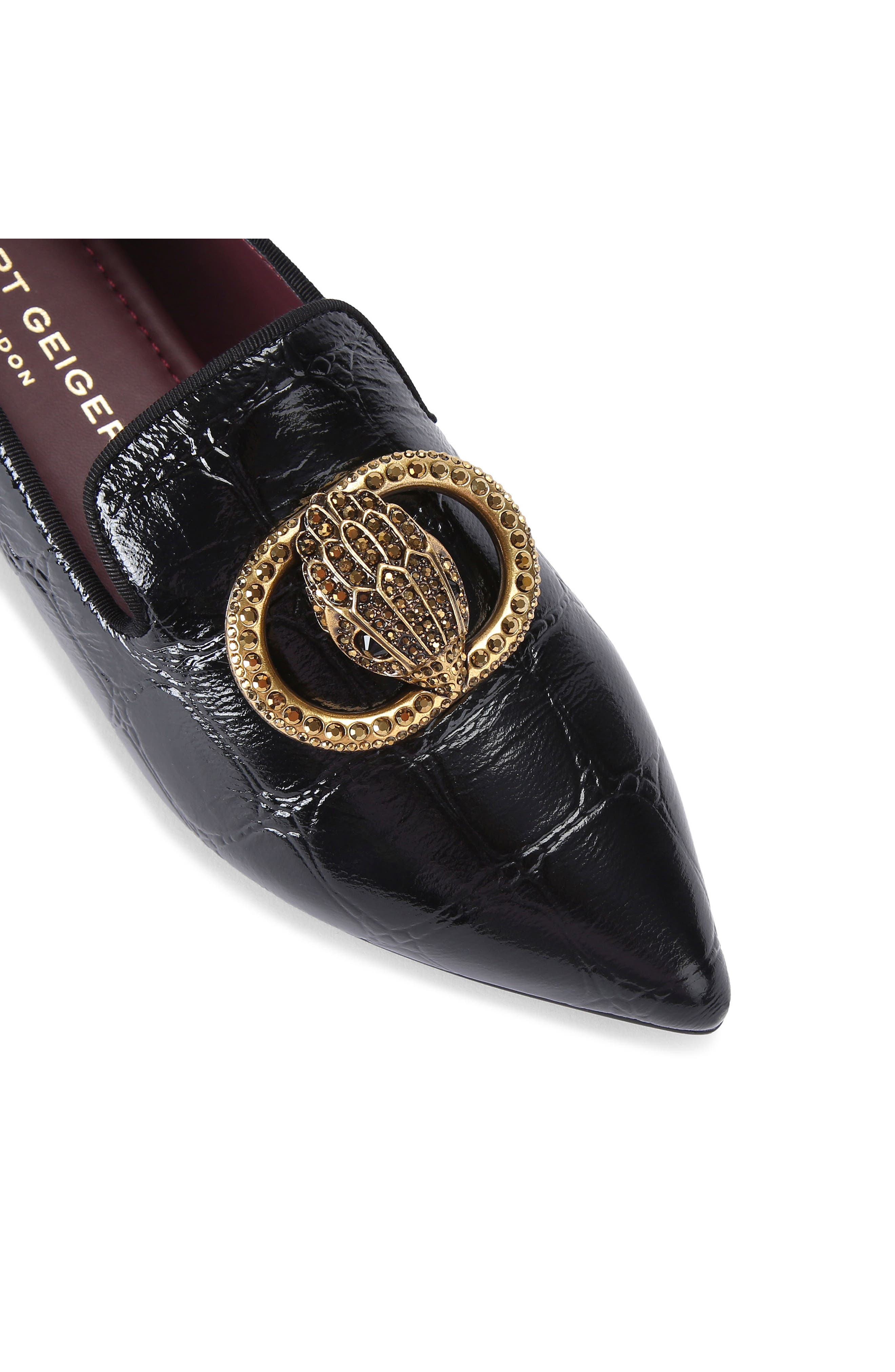 Kurt Geiger London Chelsea Flat Loafer, Alternate, color, Black