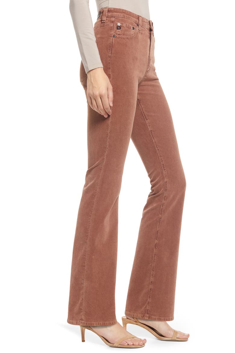 Alexxis High Waist Bootcut Pants, Alternate, color, SULFUR DARK WAL