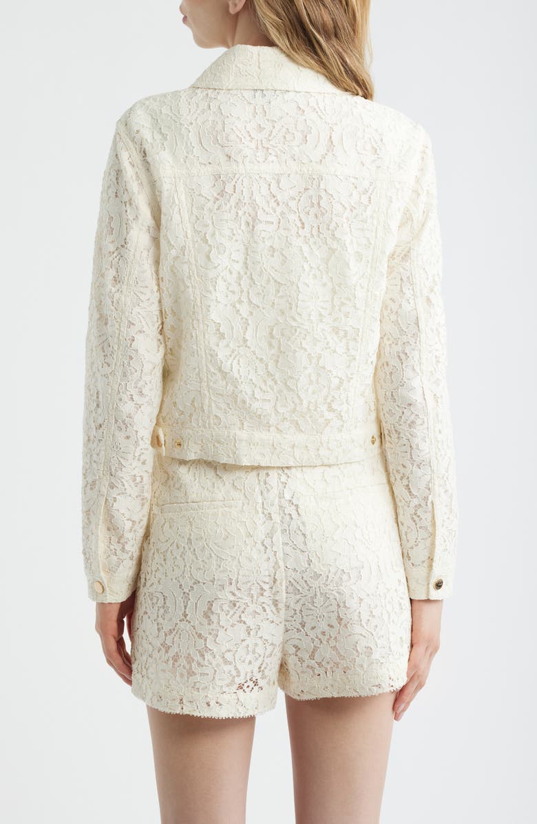 Reiss Lori Lace Jacket, Alternate, color, White