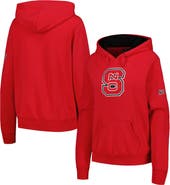 STADIUM ATHLETIC Women's Stadium Athletic Red NC State Wolfpack Big Logo Pullover Hoodie