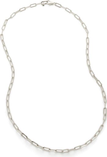 Deco Paper Clip Chain Necklace