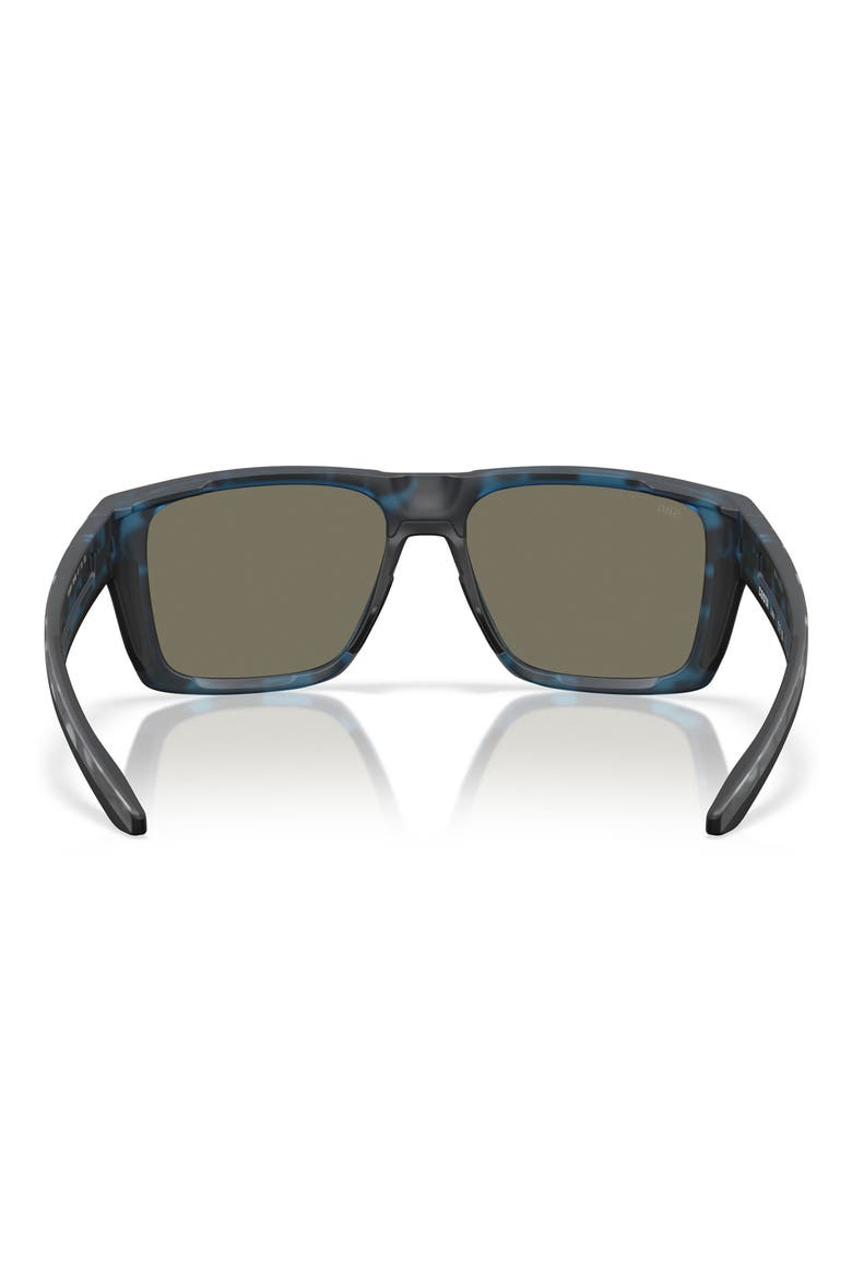 Lido 57mm Polarized Square Sunglasses, Alternate, color, DEEP WATER CAMO / BLUE 580G