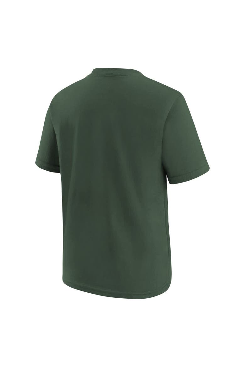 Preschool Nike Green Green Bay Packers Team Wordmark T-Shirt, Alternate, color, Green