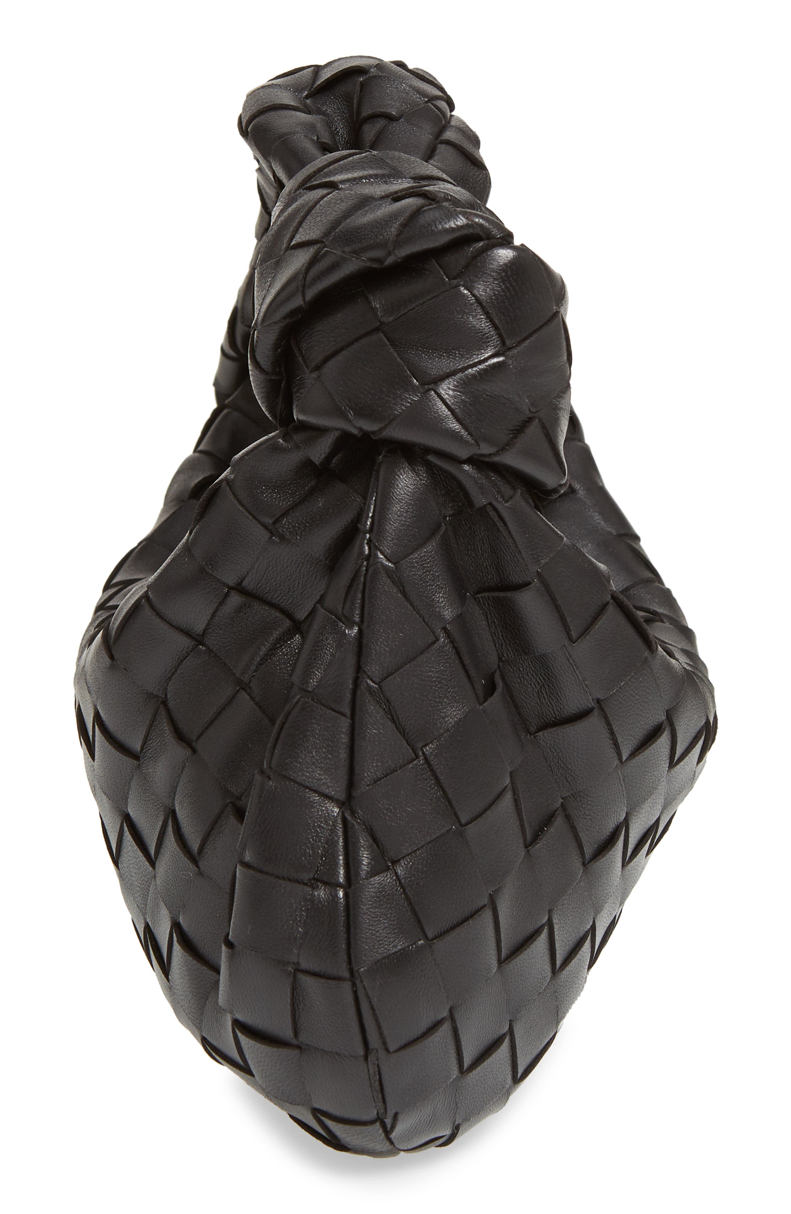Mini BV Jodie Hobo Bag, Alternate, color, 8803 BLACK-SILVER