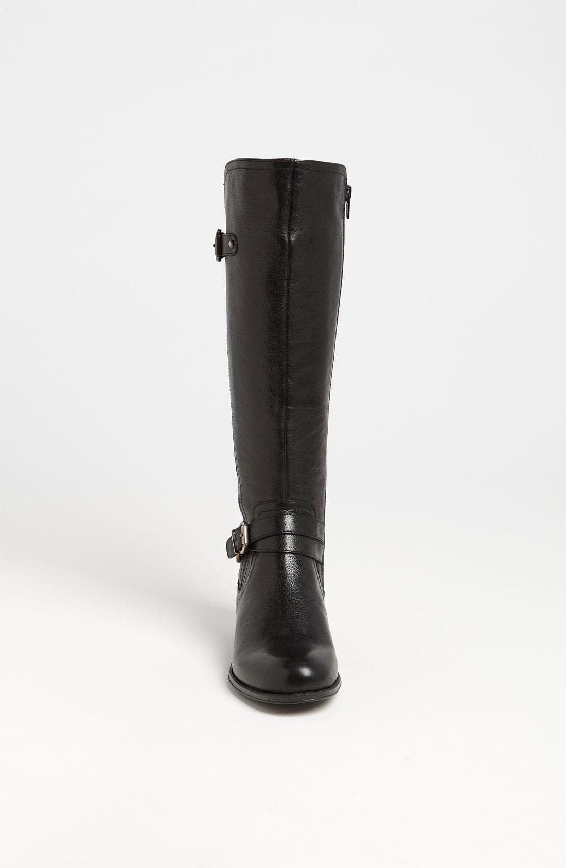 'Juletta' Tall Riding Boot, Alternate, color, BLACK