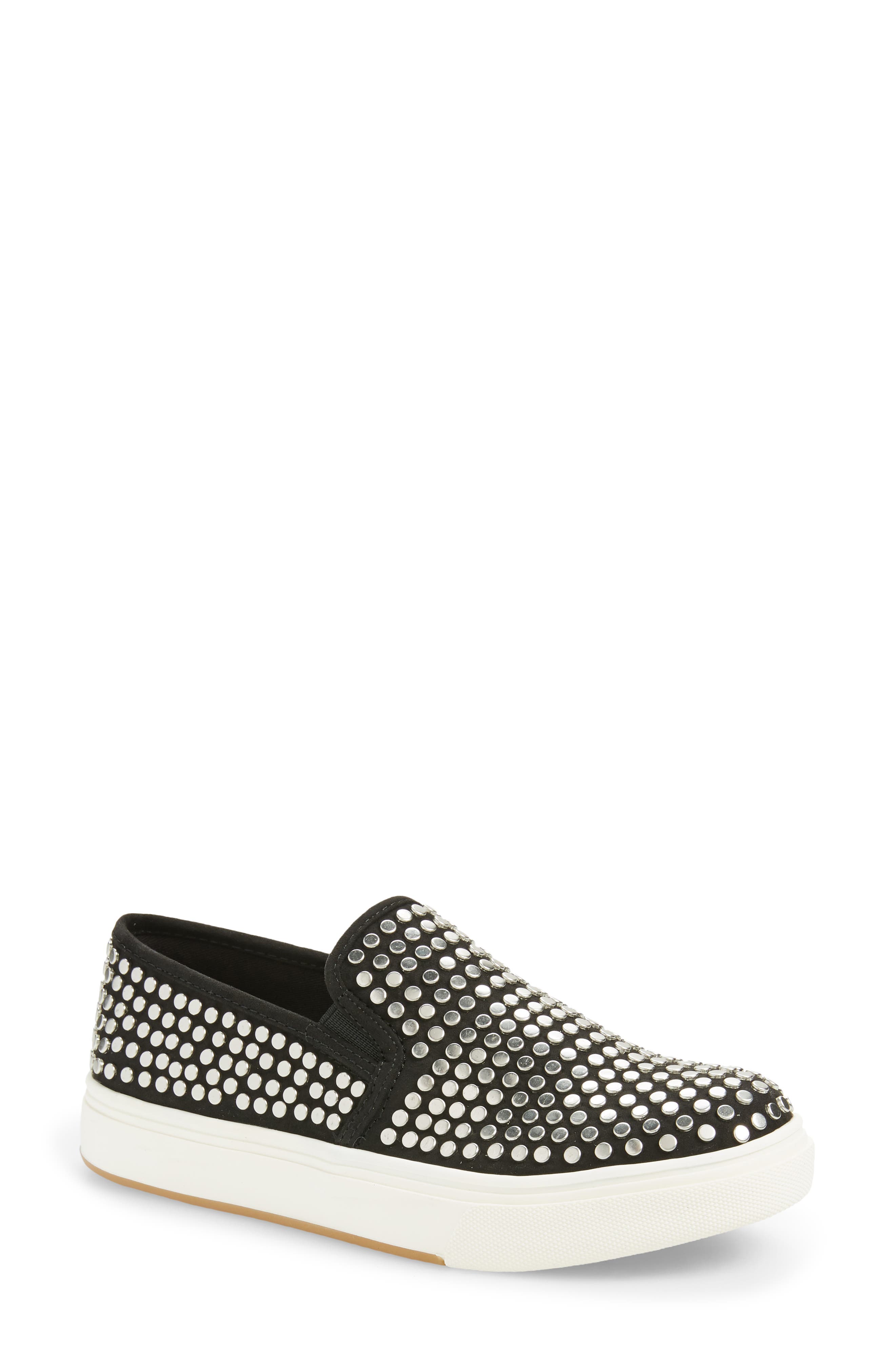 Steve Madden Coulter Studded Slip-On Sneaker, Main, color, 
