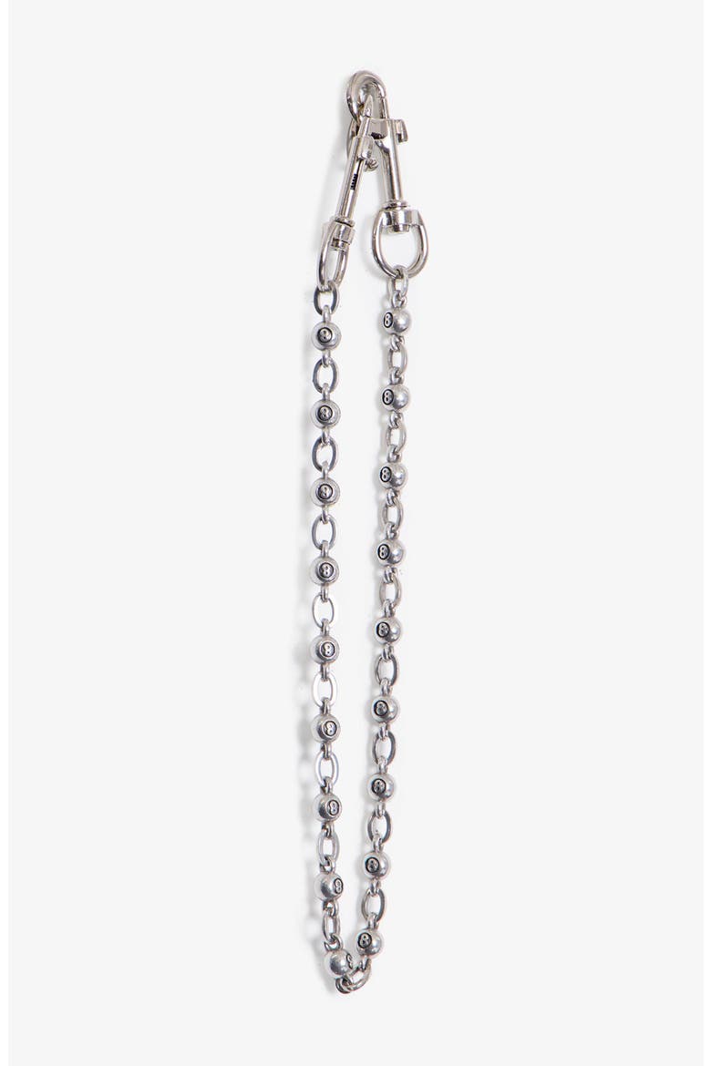 8 Ball Wallet Chain, Alternate, color, SILVER