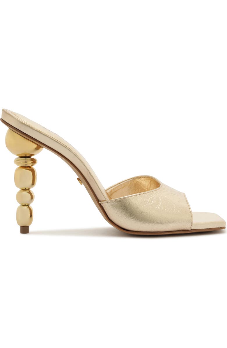 Arezzo Bree Stiletto Sandal, Alternate, color, Platino