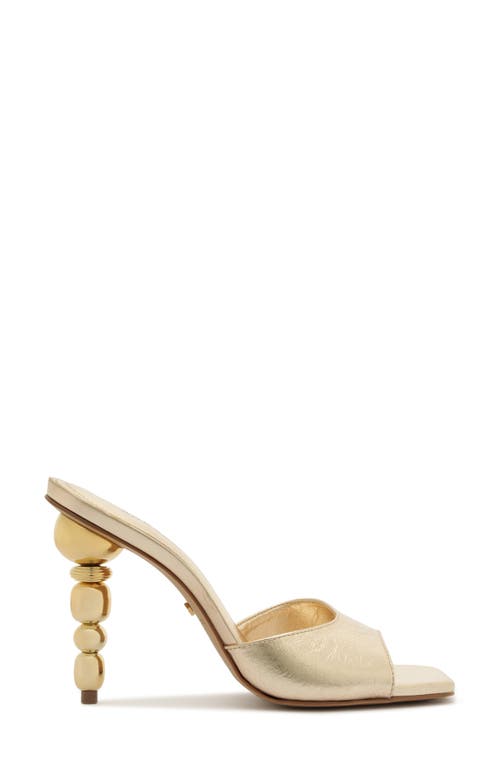 Arezzo Bree Stiletto Sandal In Gold