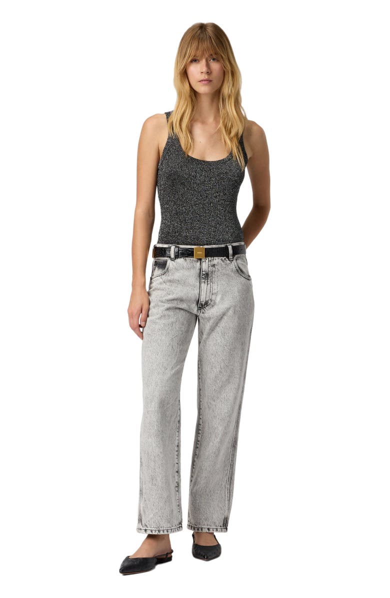 Missoni Tank Top In Viscose And Lamé Blend, Main, color, Silver