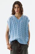 H&M Relaxed Fit Cotton Sweater Vest