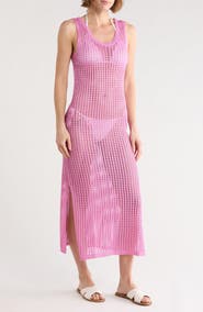 NORDSTROM RACK Open Knit Cover-Up Dress