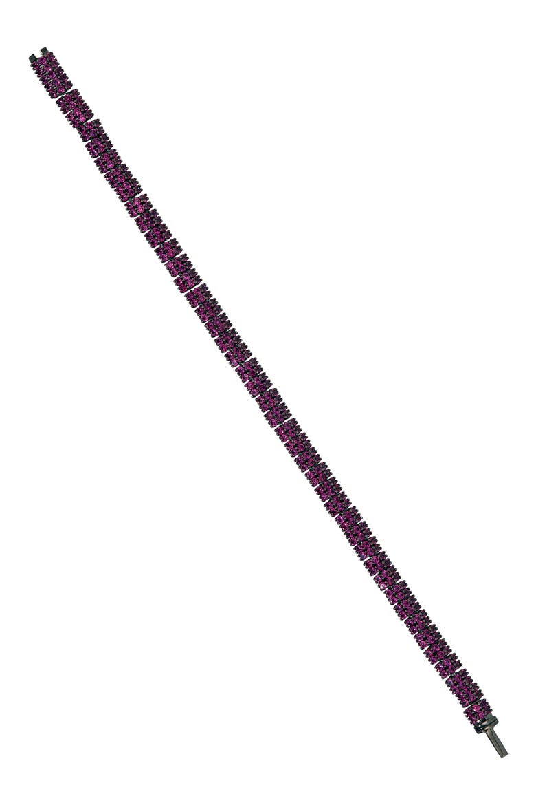 Rocco Pavé Bracelet, Main, color, BLACK/ PURPLE