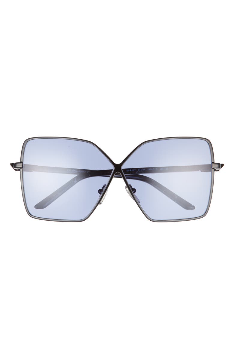 Prada 64mm Square Sunglasses, Main, color, 