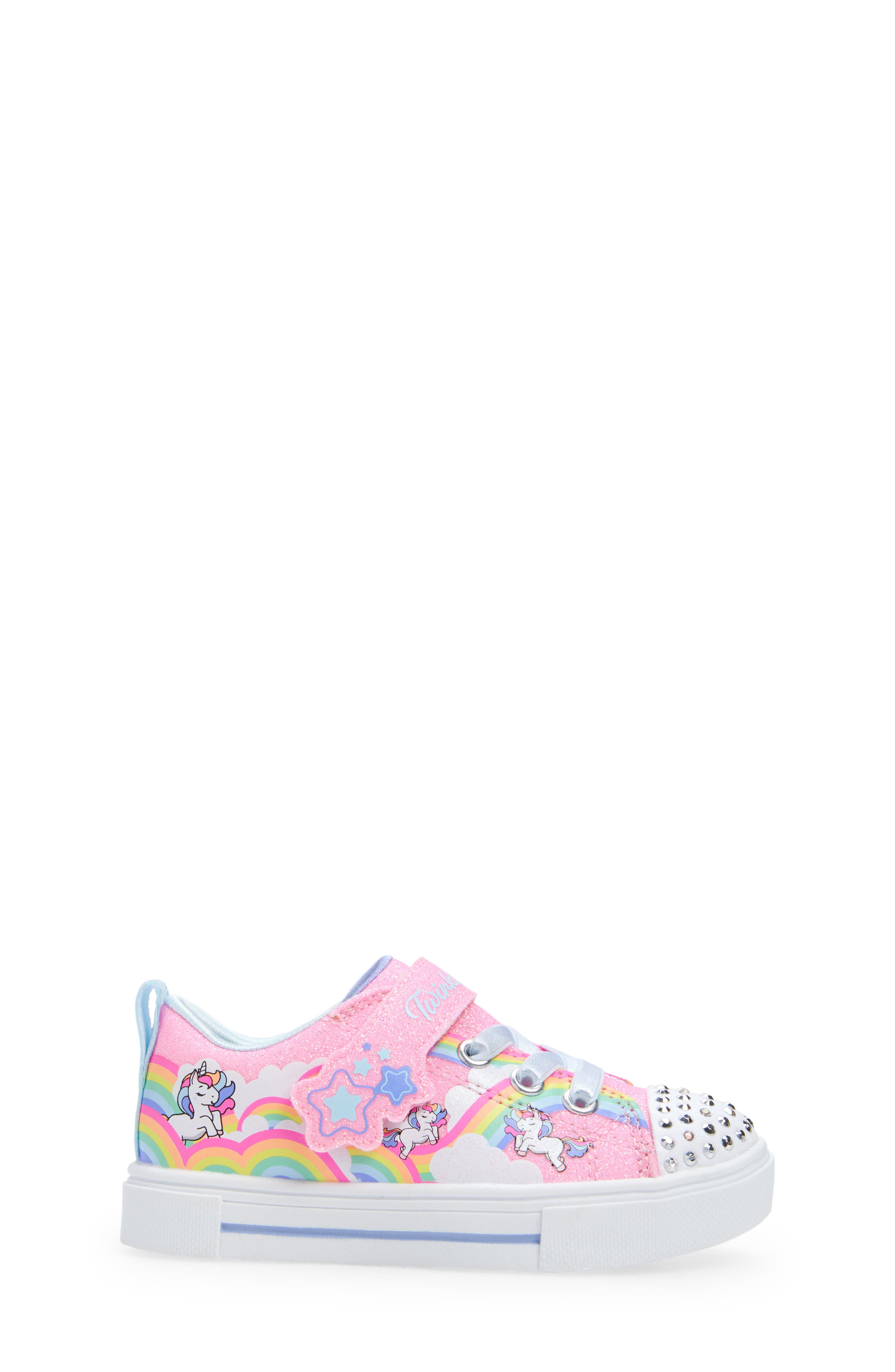 SKECHERS Twinkle Sparks Light-Up Sneaker, Alternate, color, Pink/ Multi