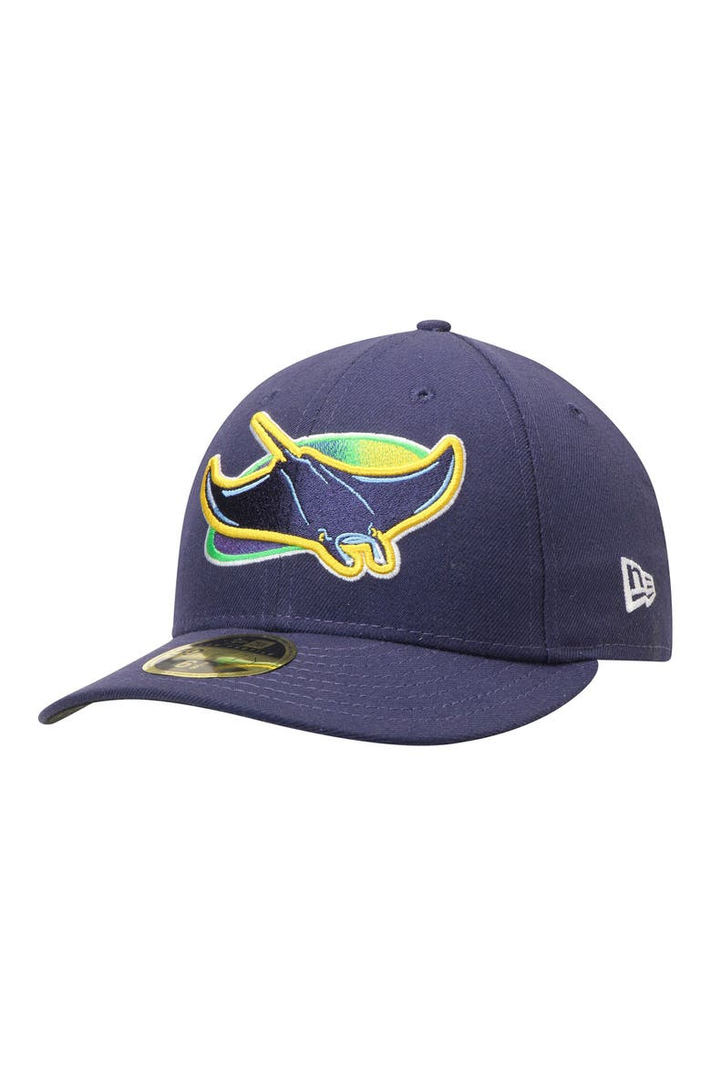 Men's New Era Navy Tampa Bay Rays Alternate Authentic Collection On-Field Low Profile 59FIFTY Fitted Hat, Main, color, NAVY