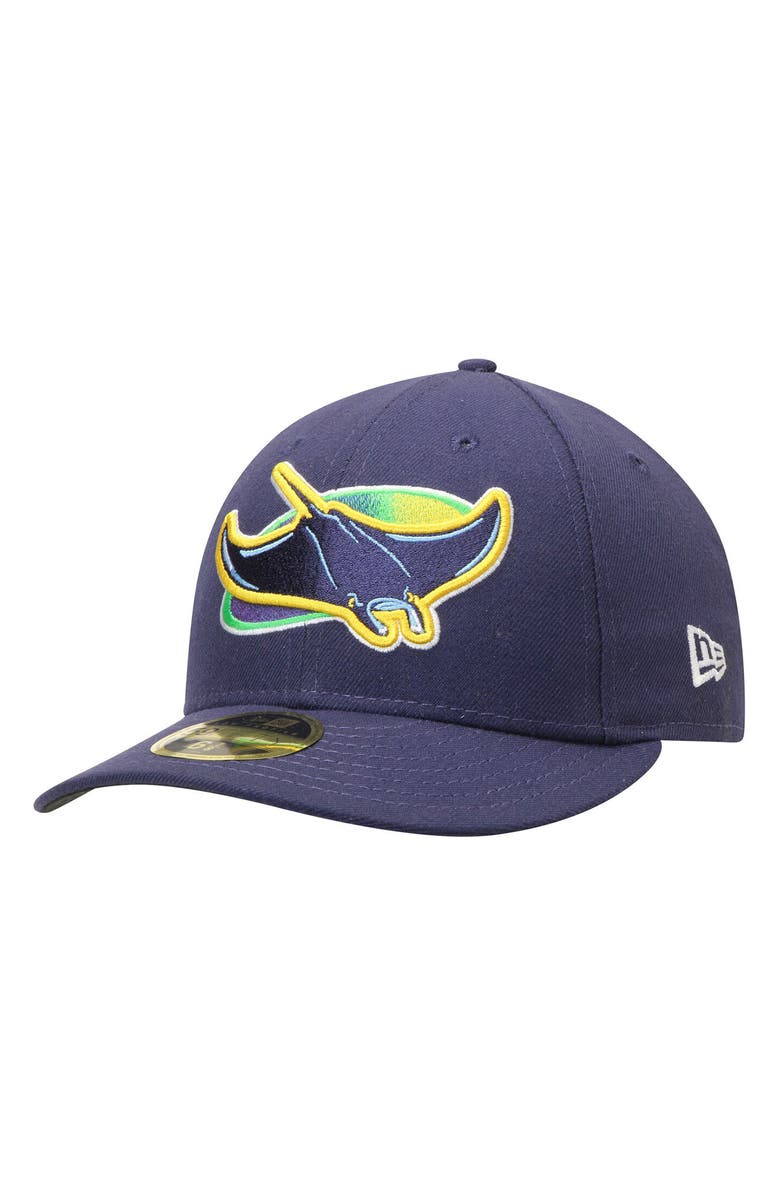 New Era Men's New Era Navy Tampa Bay Rays Alternate Authentic Collection On-Field Low Profile 59FIFTY Fitted Hat, Main, color, 