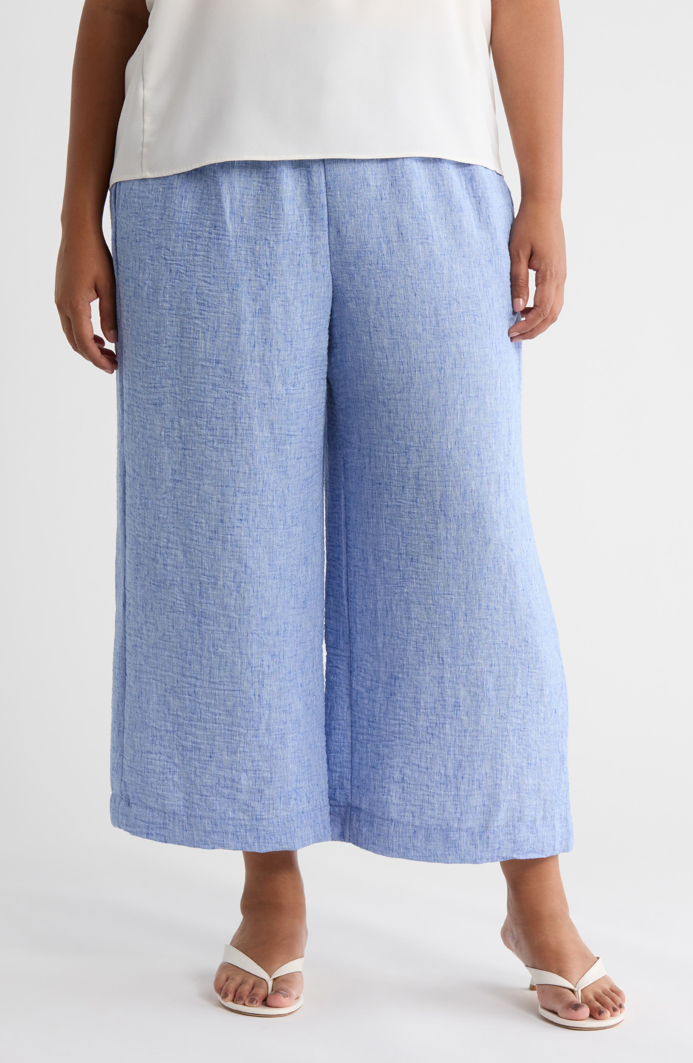 MAX STUDIO Crop Drawstring Pants
