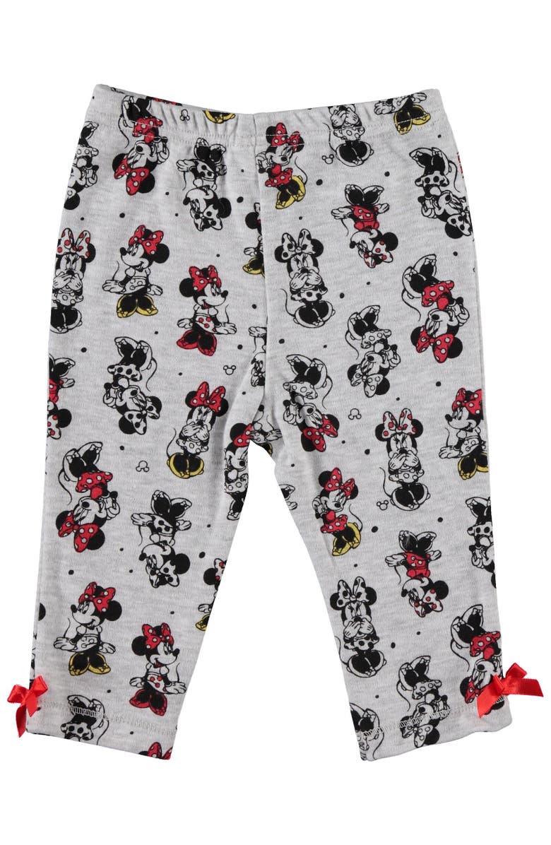 Disney Bodysuit Pants Bib & Hat Layette Set, Alternate, color, Red
