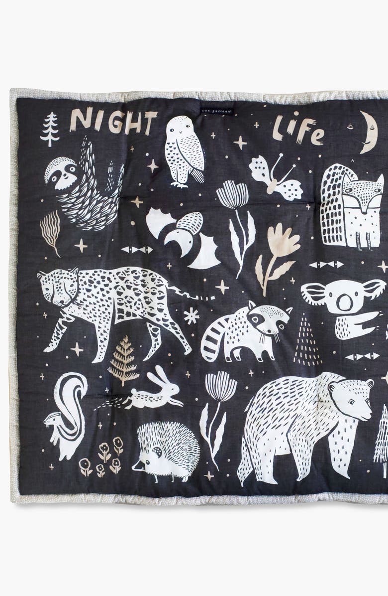 Wee Gallery Wildlife Reversible Playmat, Alternate, color, 