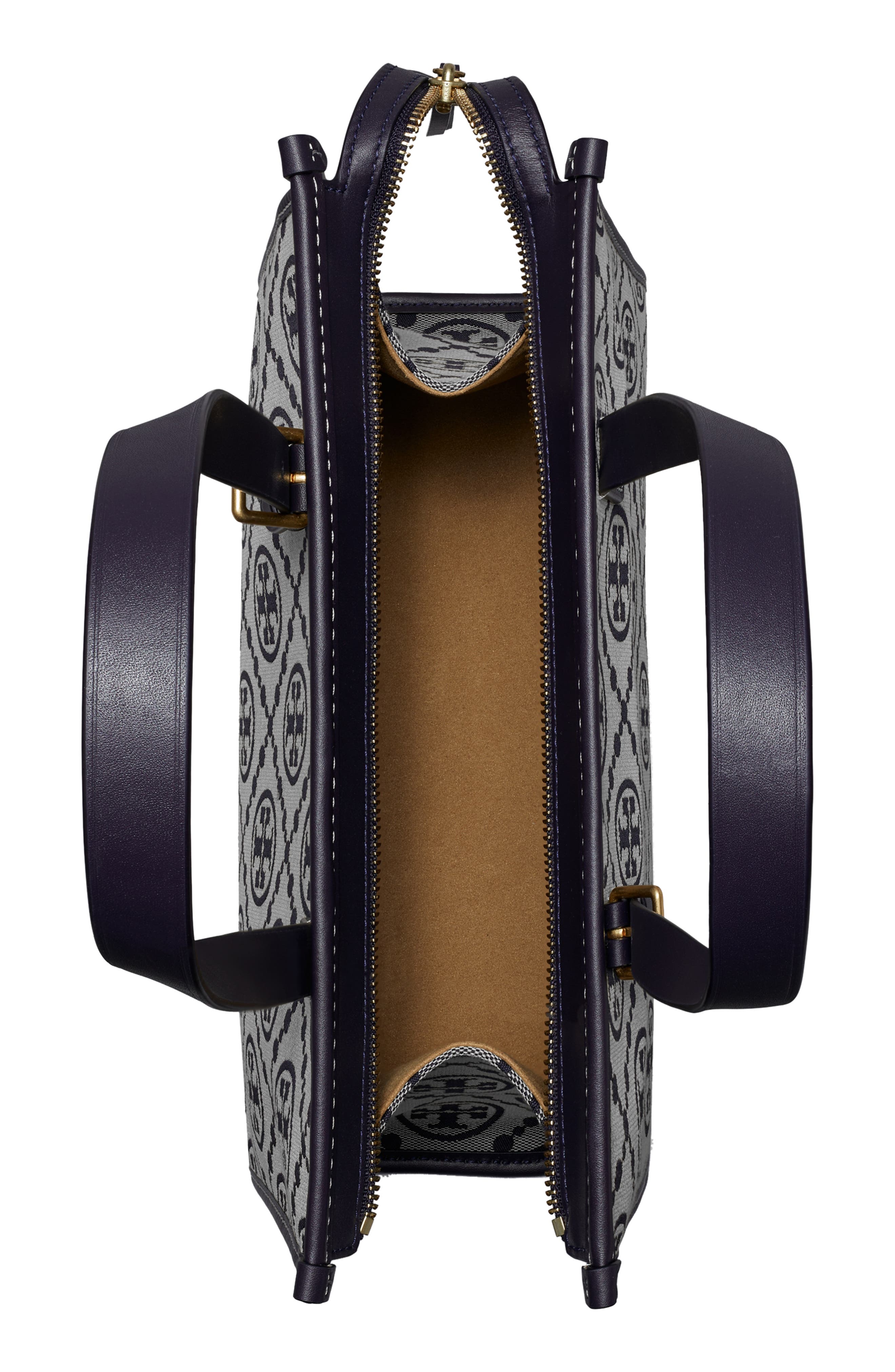 Tory Burch T Monogram Small Jacquard Tote, Alternate, color, 