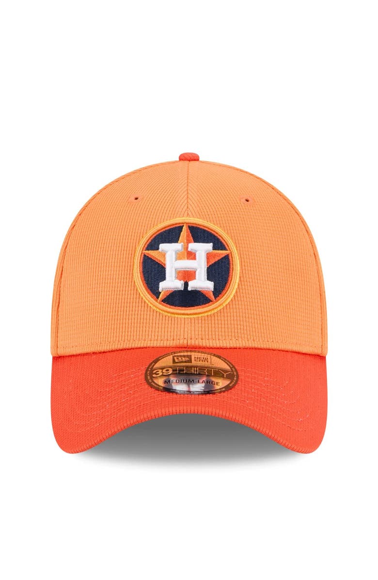 New Era Men's New Era  Orange Houston Astros 2025 Spring Training 39THIRTY Flex Hat, Alternate, color, 