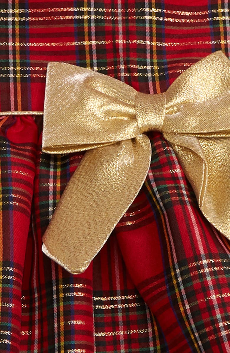 Frais Metallic Tartan Party Dress, Alternate, color, 