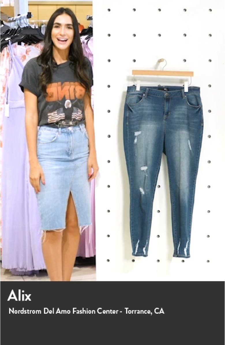 Ripped Skinny Ankle Jeans, sales video thumbnail