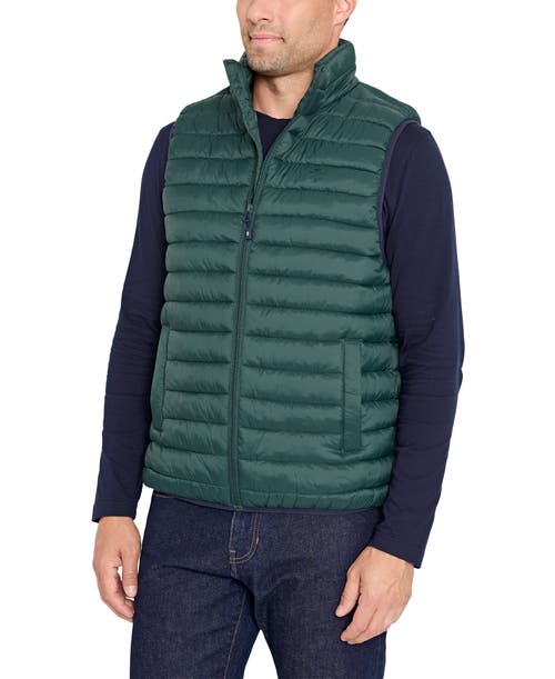 Izod Classic Puffer Vest In Green