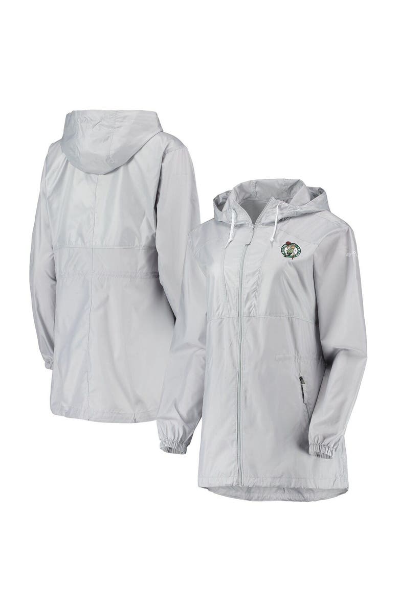 Columbia Women's Columbia Gray Boston Celtics Flashback Full-Zip Jacket, Main, color, Gray