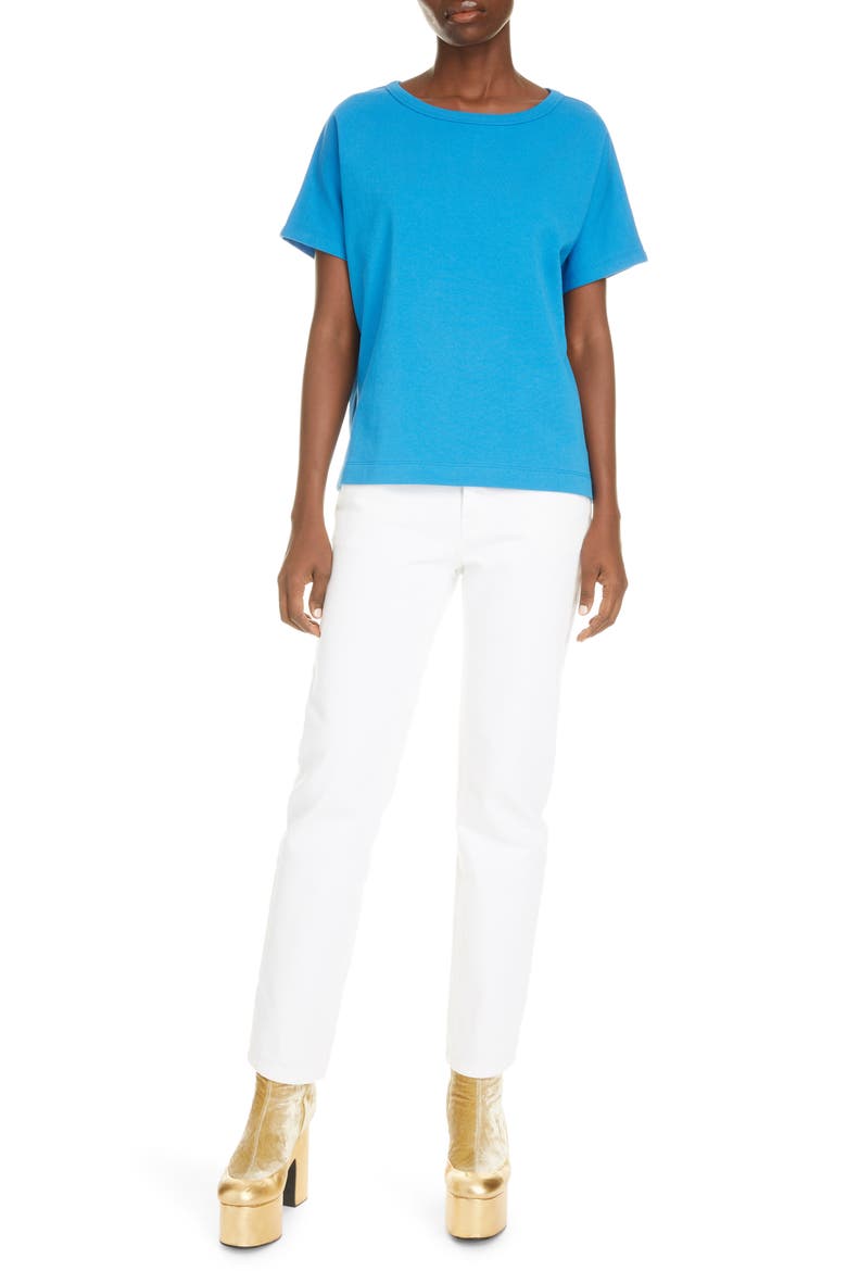 Harril Cotton T-Shirt, Alternate, color, BLUE
