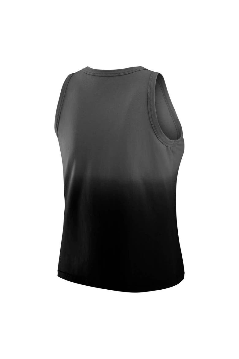 Women's WEAR by Erin Andrews x Gracie Hunt Black New Orleans Saints Ombre Tank Top, Alternate, color, Black