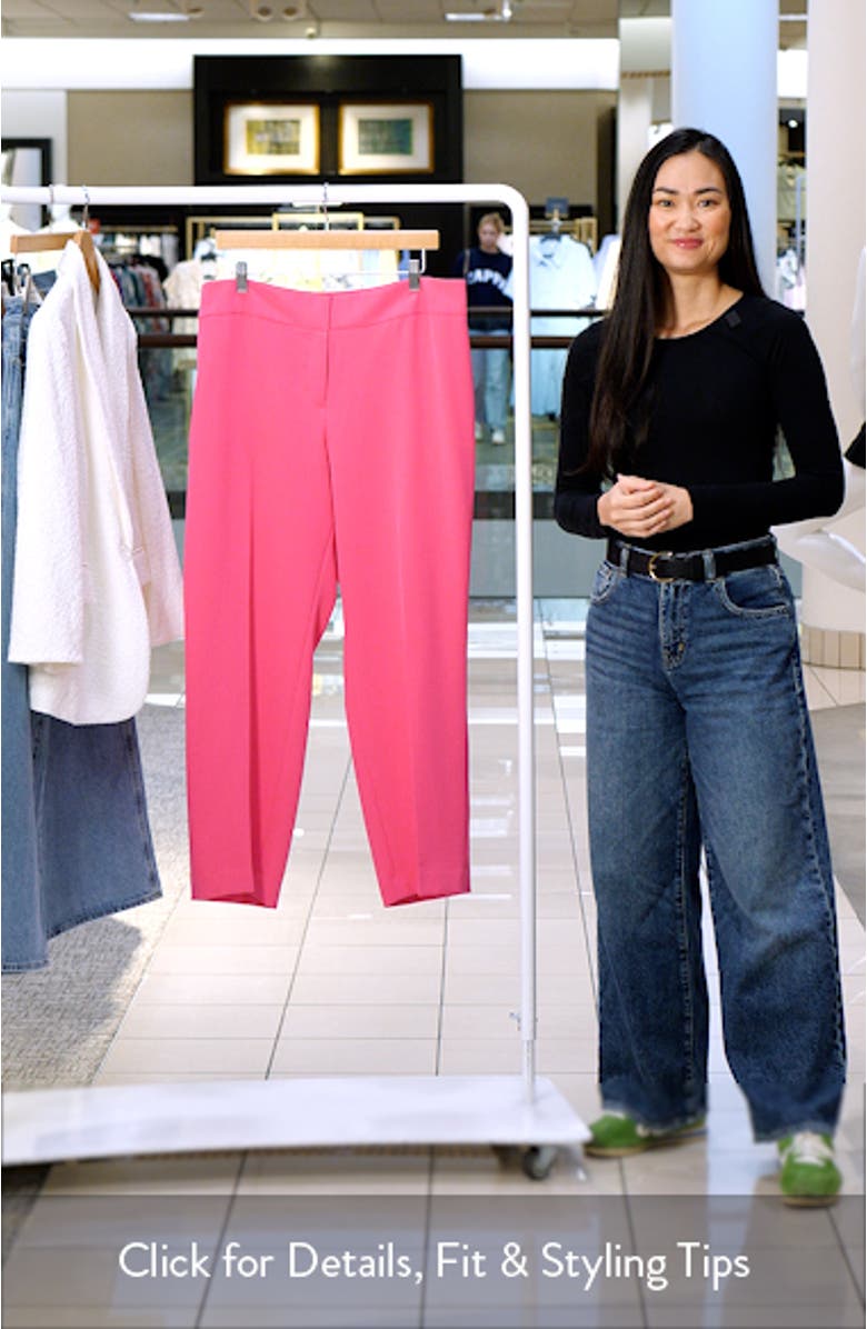 Flat Front Slim Pants, sales video thumbnail